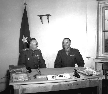 240. Gen. Dager and Russian counterpart.