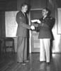 542. General Kilburn givs an award to Cpl. Pearson